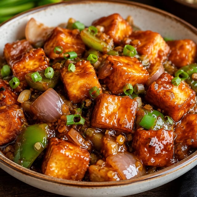 Paneer Manchurian.