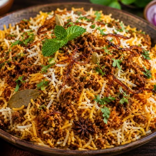 Mutton Keema Biryani